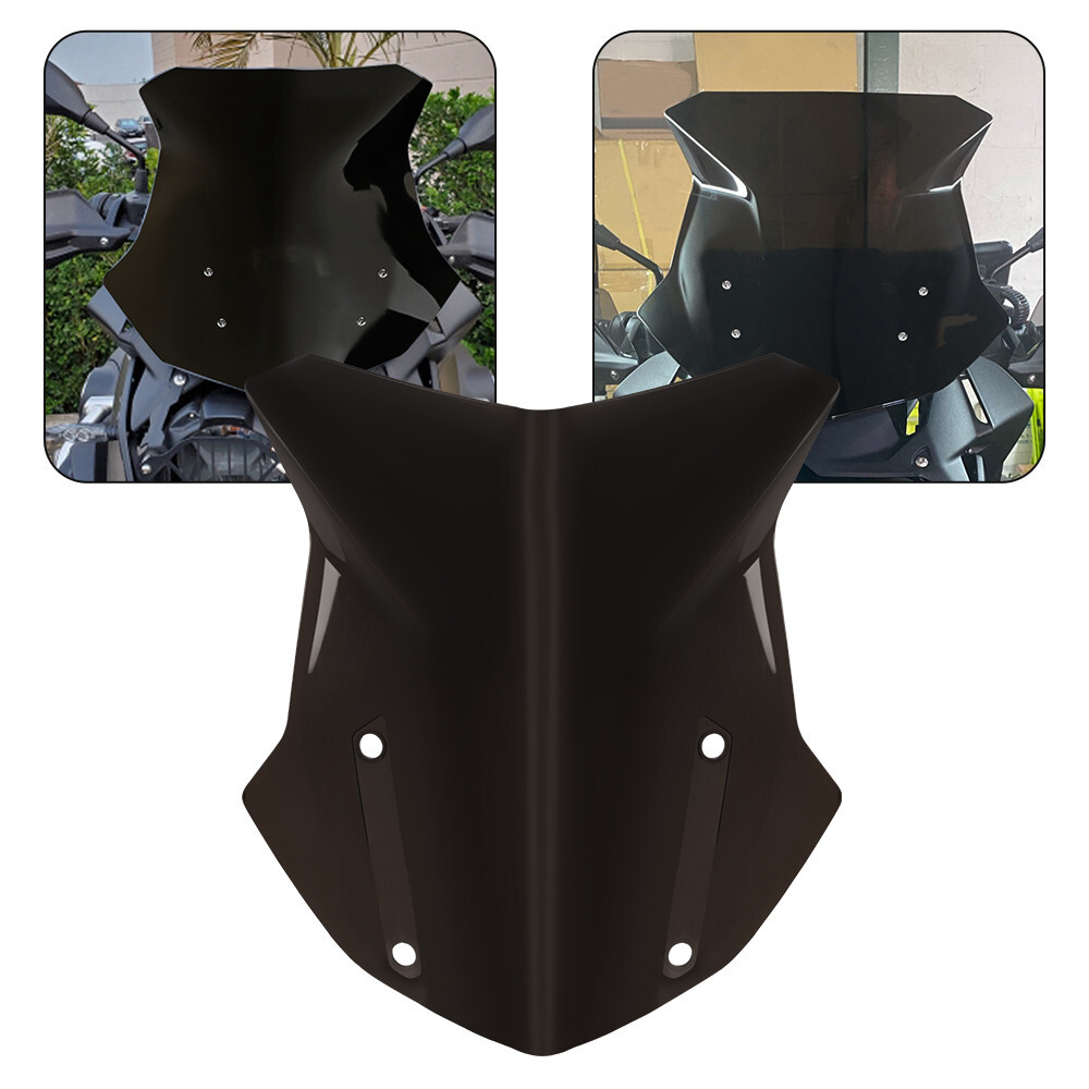 Black Windscreen Windshield For BMW R1200GS LC 2013-18/R1250GS Adventure 2018-21