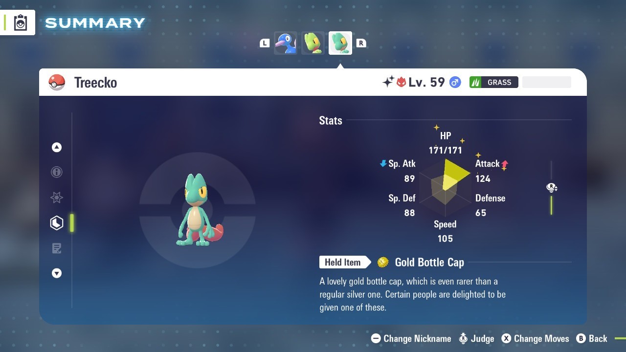Pokémon Legends: Z-A Shiny Treecko 6iv ✨Max EV✨ ALPHA