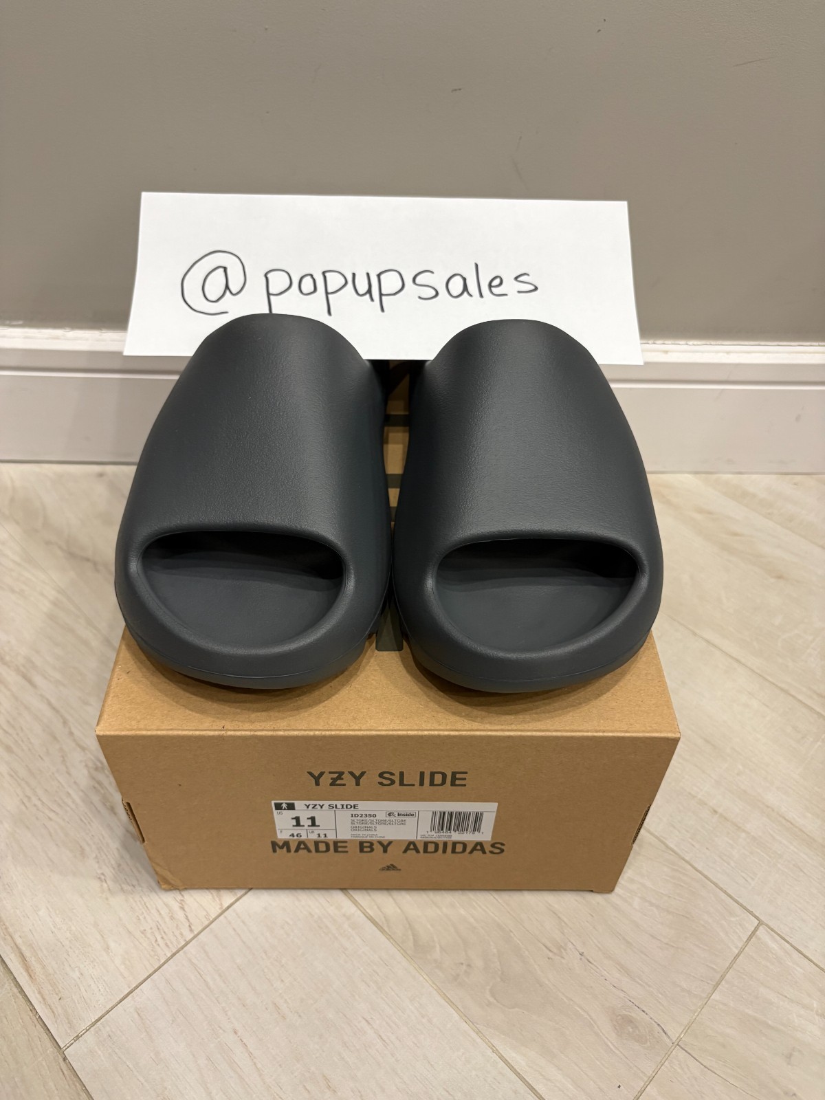 Adidas Yeezy Slide Slate Grey - Multiple Sizes (Authentic | Fast Ship) ID2350