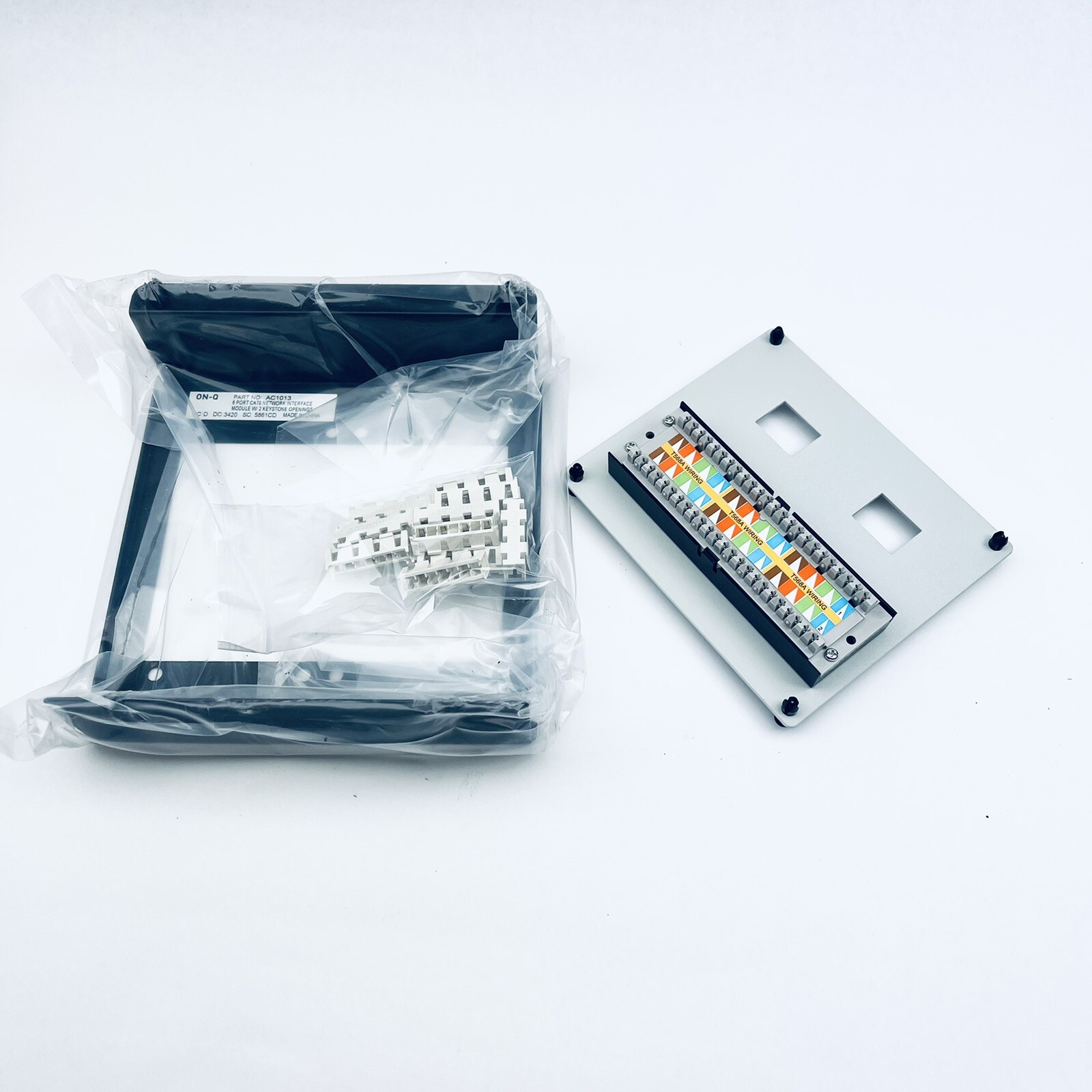LEGRAND AC1013, 6 PORT CAT 6 NETWORK INTERFACE MODULE