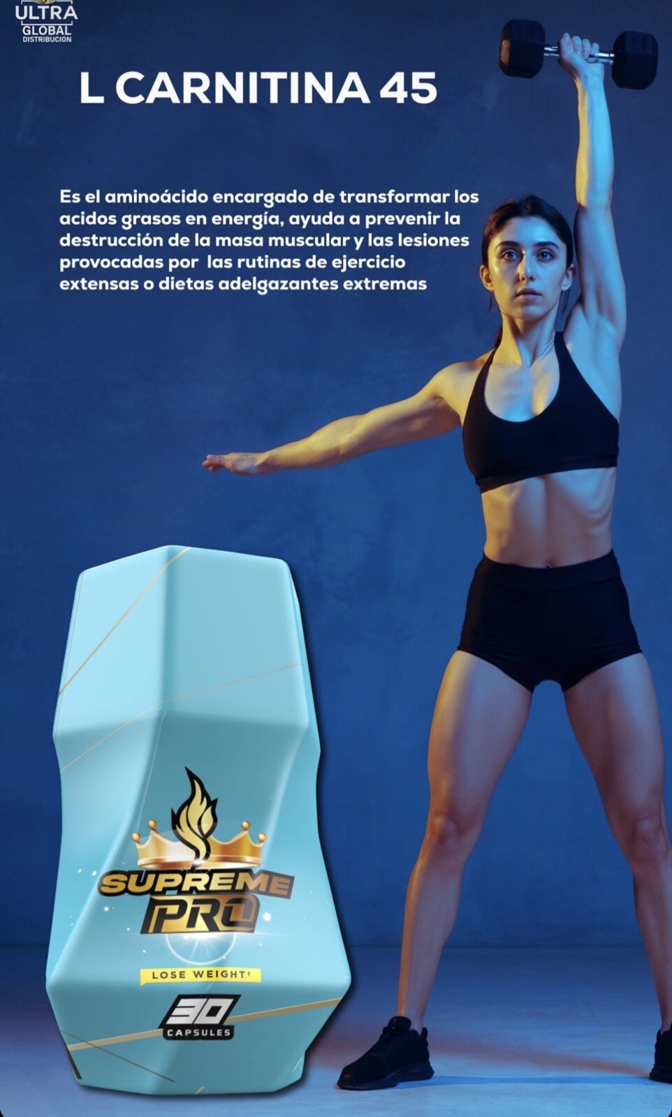 LIPOBLUE Supreme PRO Quemador de Grasa Keto Organic Weight Loss Pills fat Burner