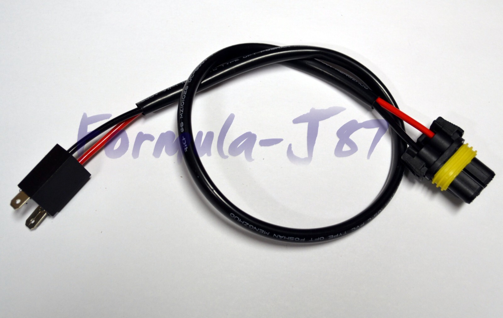 HID Kit Extension Wire H7 Two Harness High Beam Female Socket Replace Xenon Fit