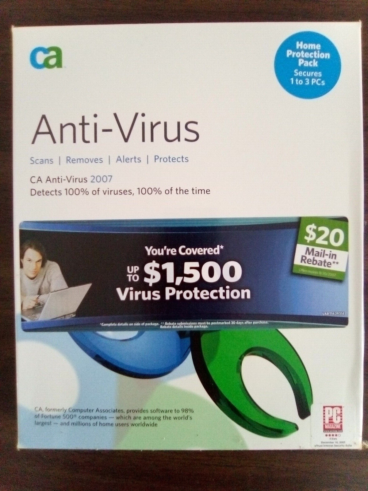 CA Anti-Virus 2007 (for up to 3 PCs)