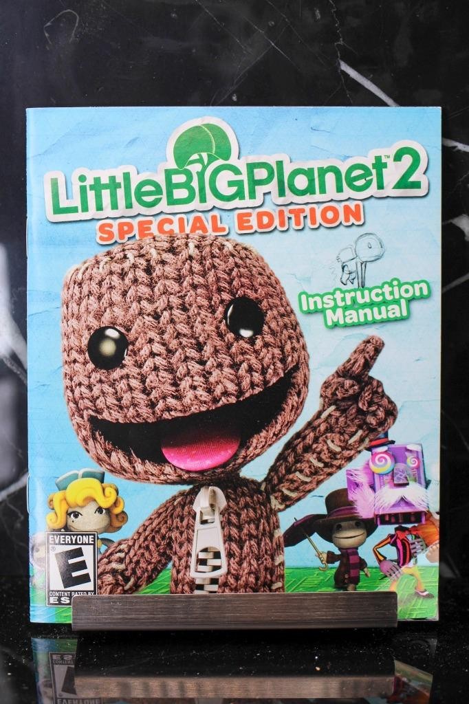 NO GAME- LITTLE BIG PLANET 2  Authentic Instruction Book Manual PS3