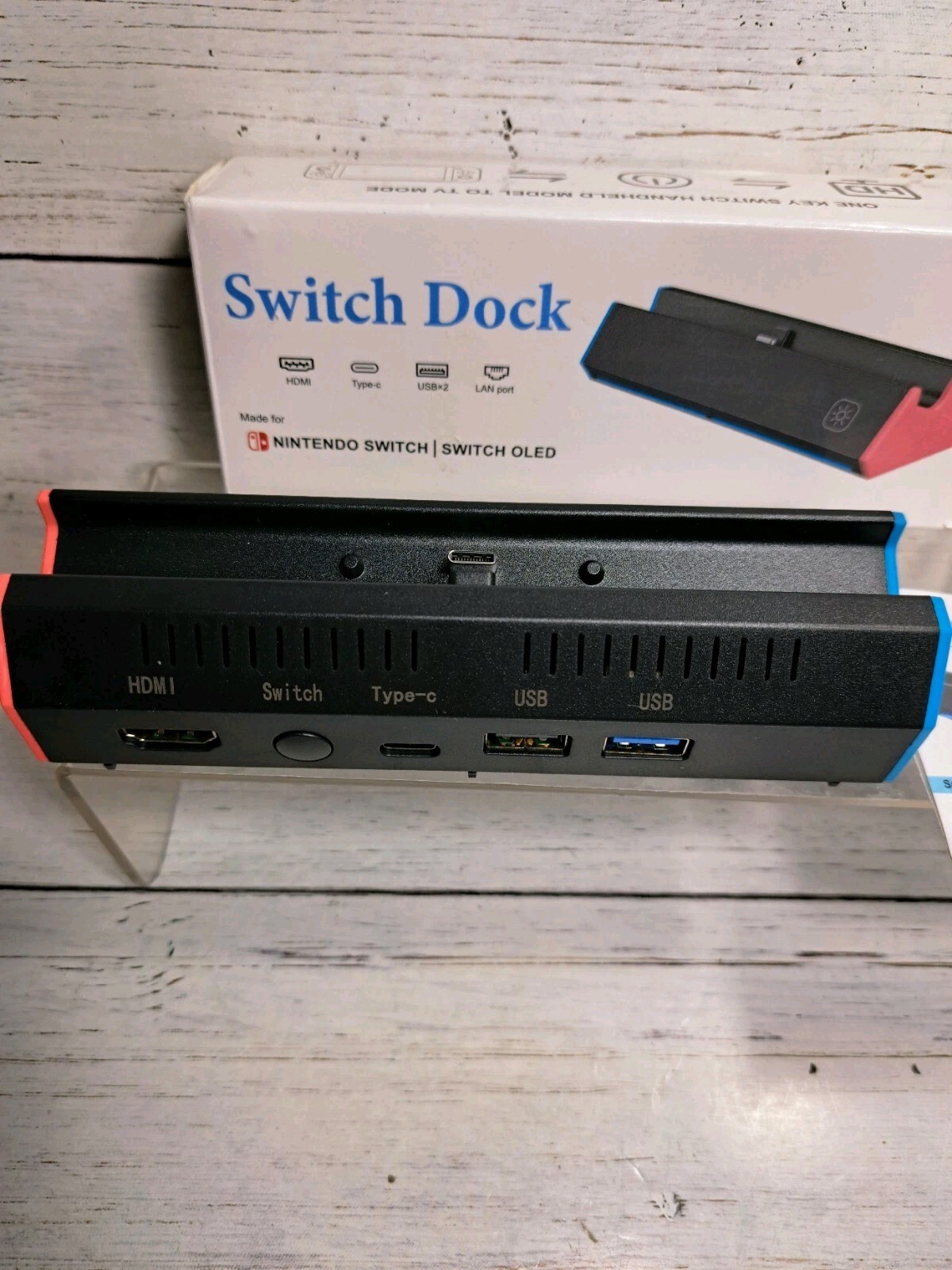 Switch Dock Portabl TV Docking Station for Nintendo Switch with 4k HDMI Output