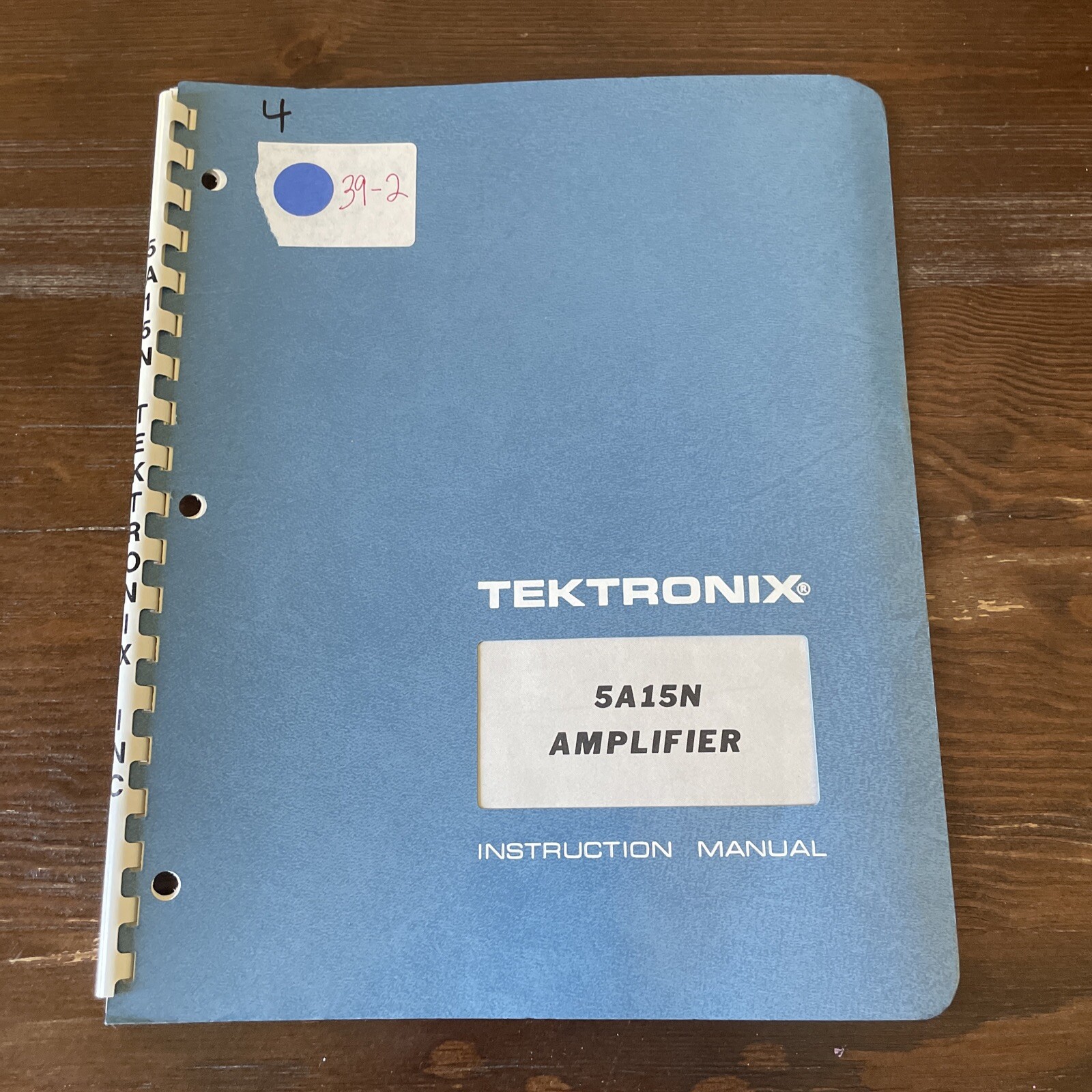 Tektronix 5A15N Amplifier Instruction Manual 070-1136-00
