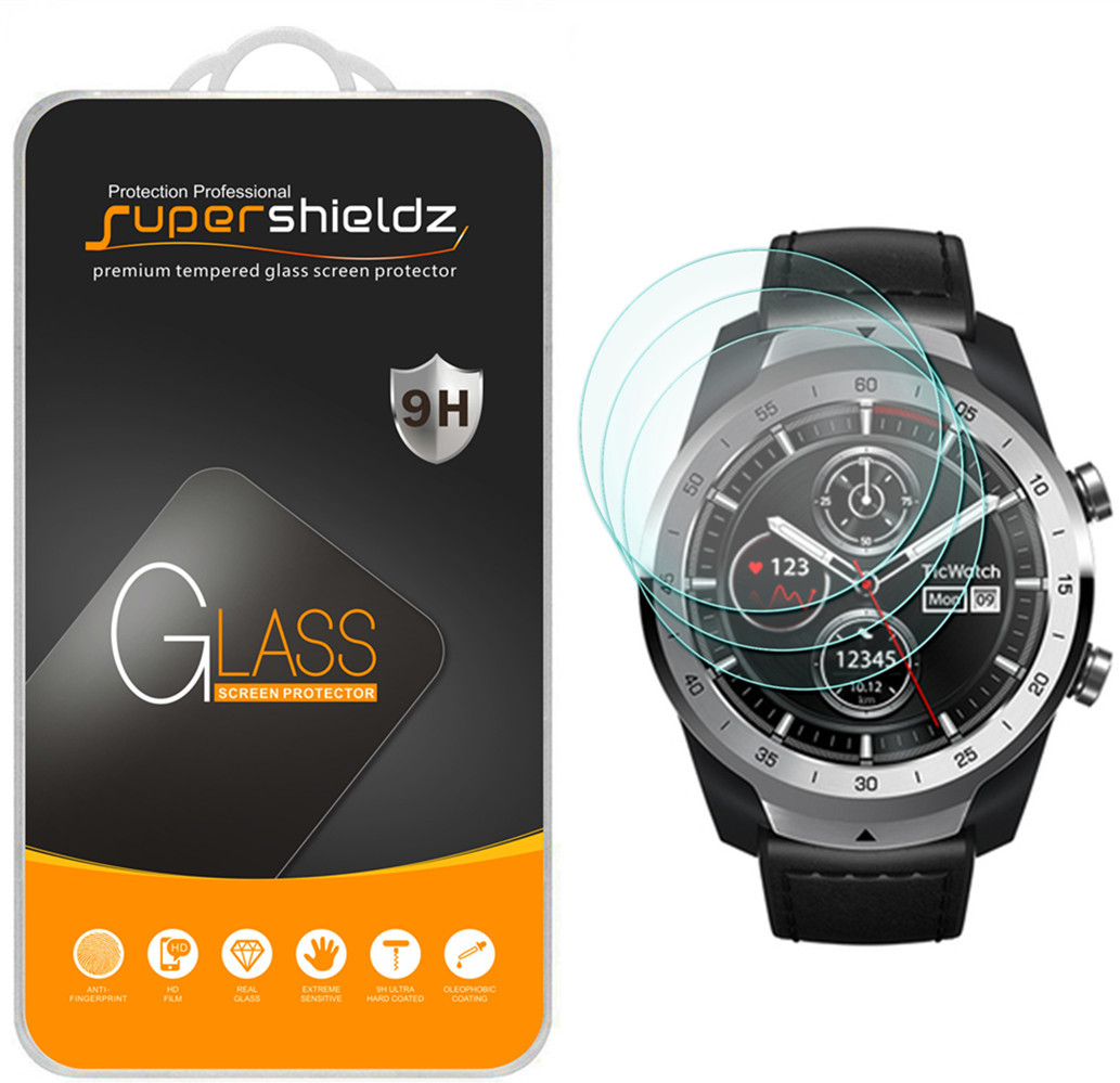 3X Supershieldz Tempered Glass Screen Protector for TicWatch Pro/ Pro 4G LTE