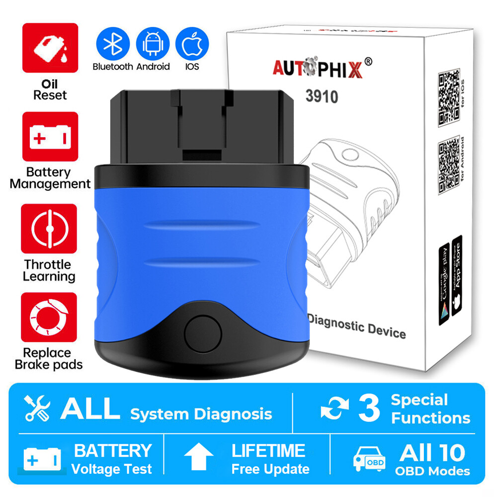 Autophix 3910 for BMW Automotive Bluetooth OBD2 Scanner All System Diagnostic Co