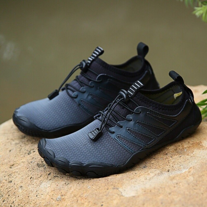 Men's Water Shoes Sports Beach Barefoot Rubber Quick Dry Aqua Sock Slip on Shoes