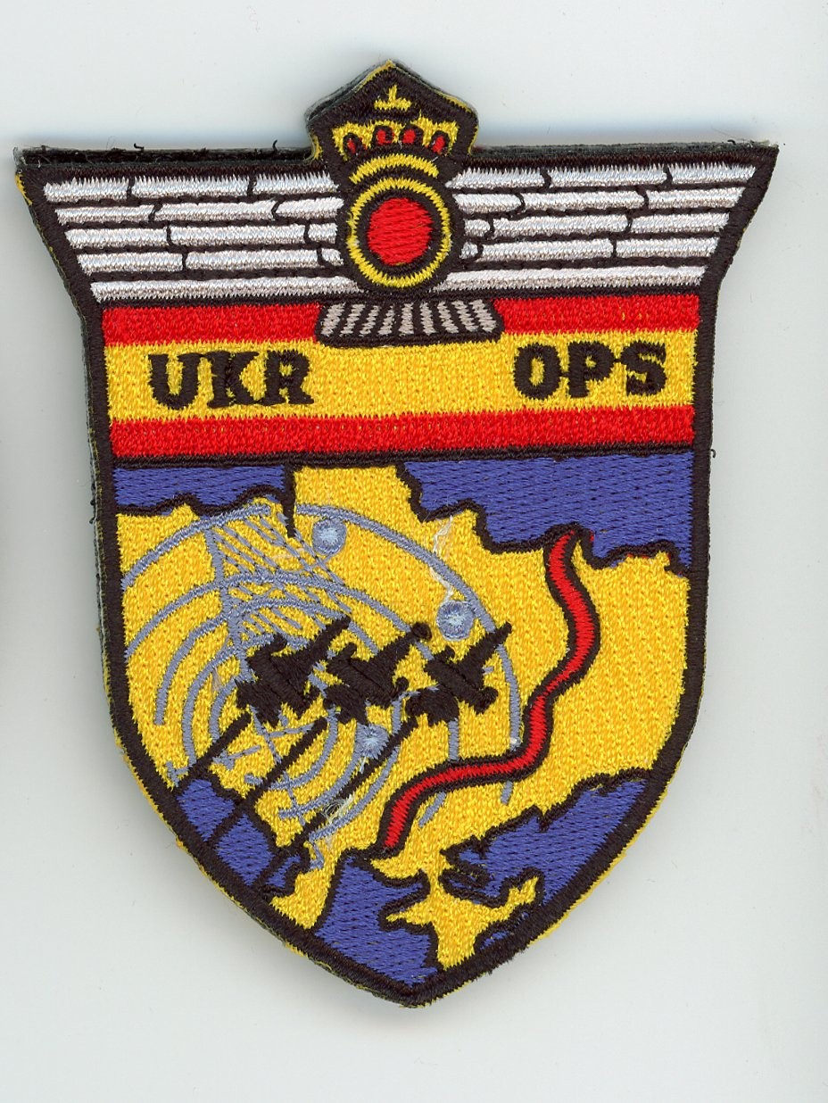 PATCH SPAIN AIR FORCE UKRAINE OPS UKR VEL BACK PARCHE