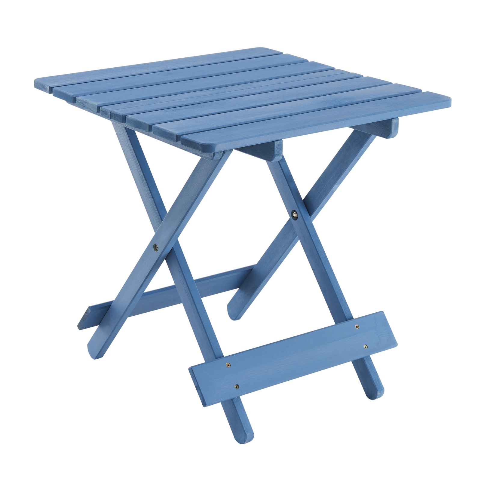 19.75inch Folding Square Table Patio Outdoor solid wood Table for Backyard