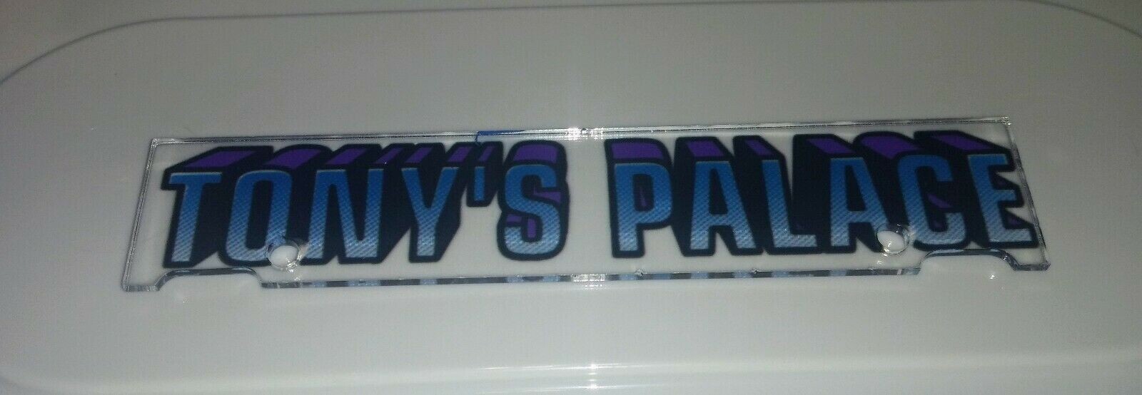 Bally WHO DUNNIT Pinball Machine Tony's Place Plastic