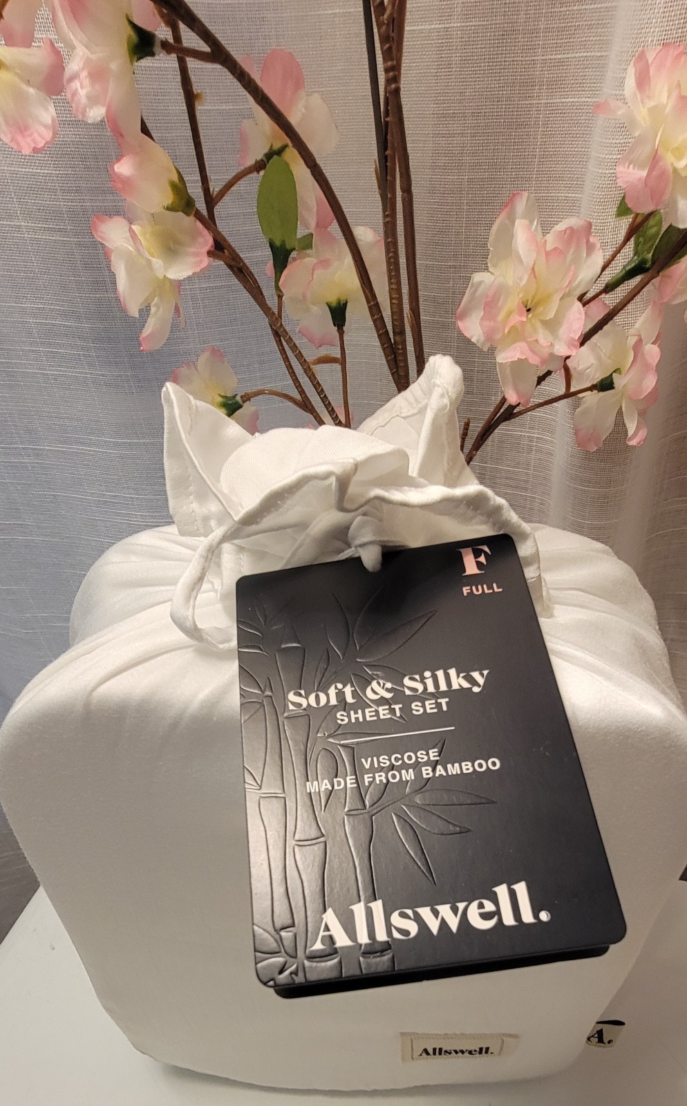 Allswell Soft & Silky Sheet Set Full Size, Bleached Linen