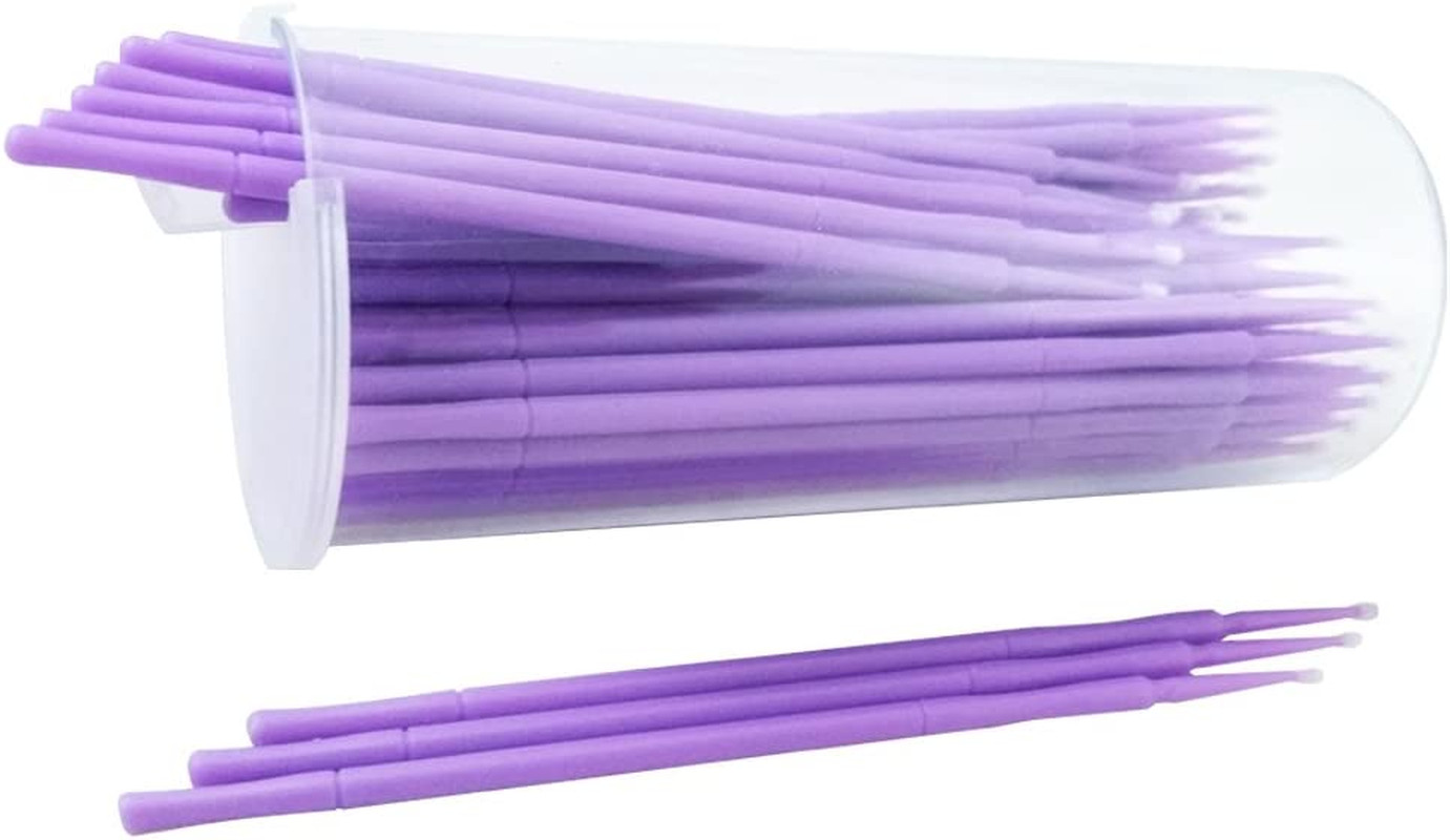 ATLIN Touch up Paint Brushes, 100 Pack of 1.5Mm Disposable Micro Applicators for