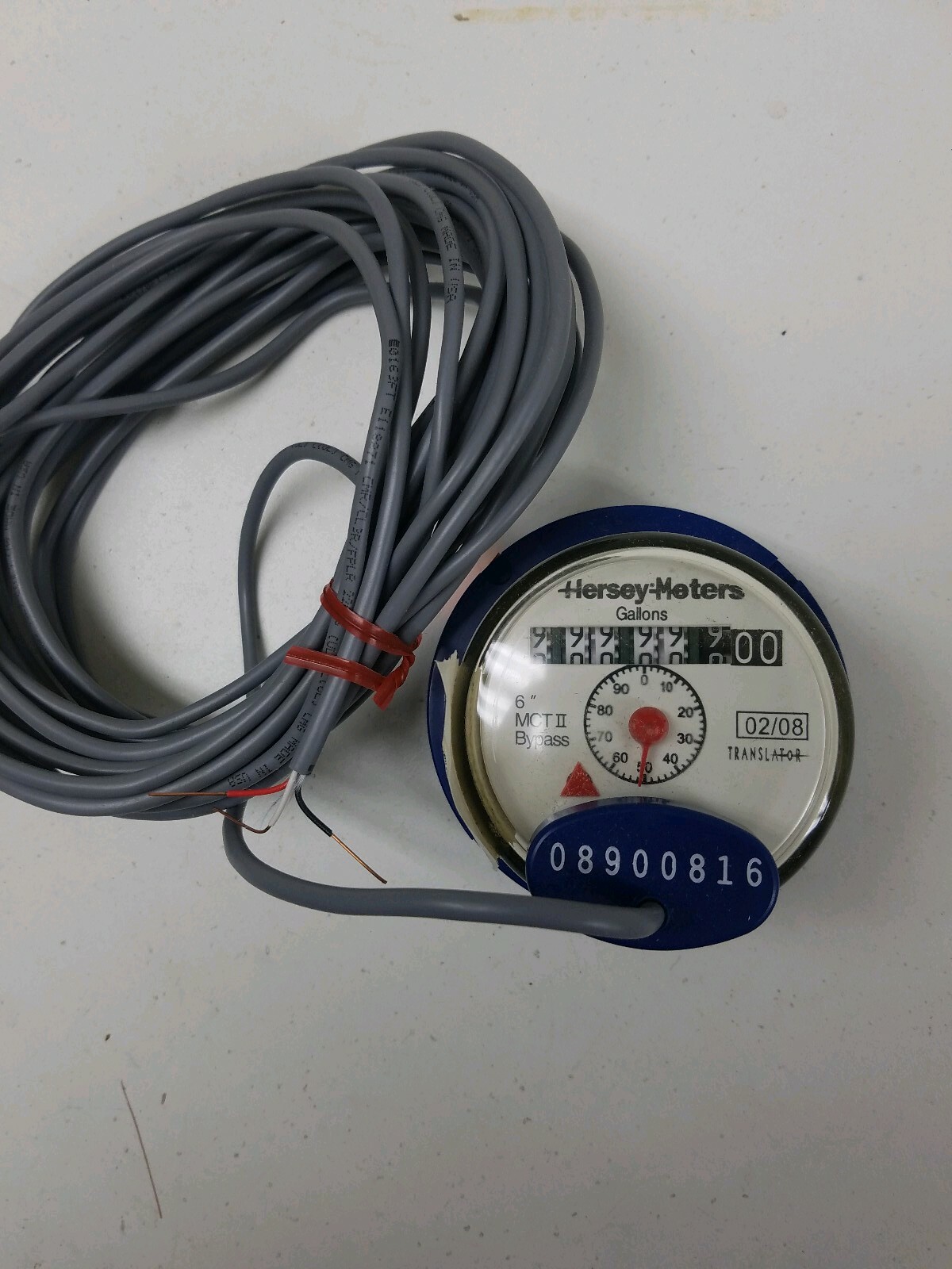 Hersey MCTII 6” Bypass Register D353410613 10×6 MCT BP TRL 5/6 W/25' Wire