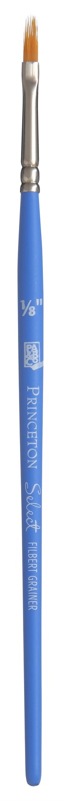 Princeton Select Synthetic Short Handle Brush -Filbert Grainer 1/8" Width