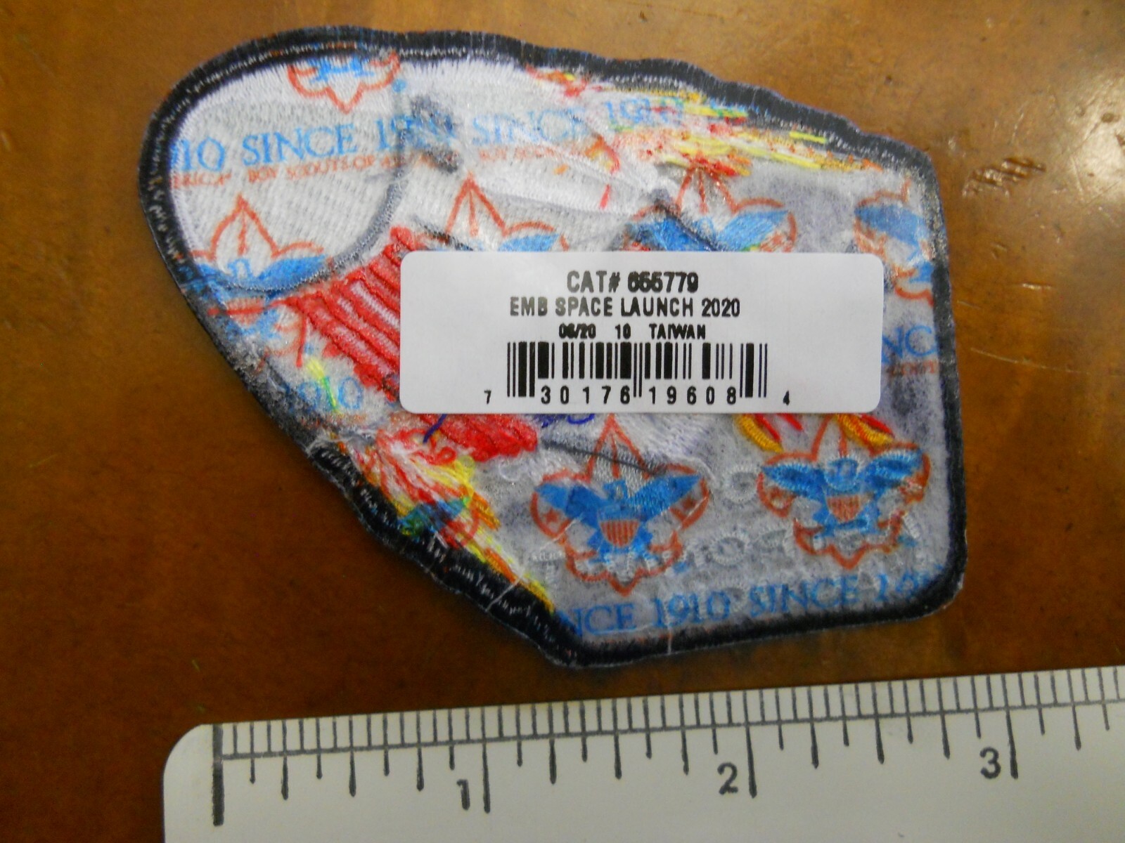 NASA DRAGON PATCH, BSA 2020 ASTRONAUT LAUNCH PATCH ( NEW WITH TAGS)