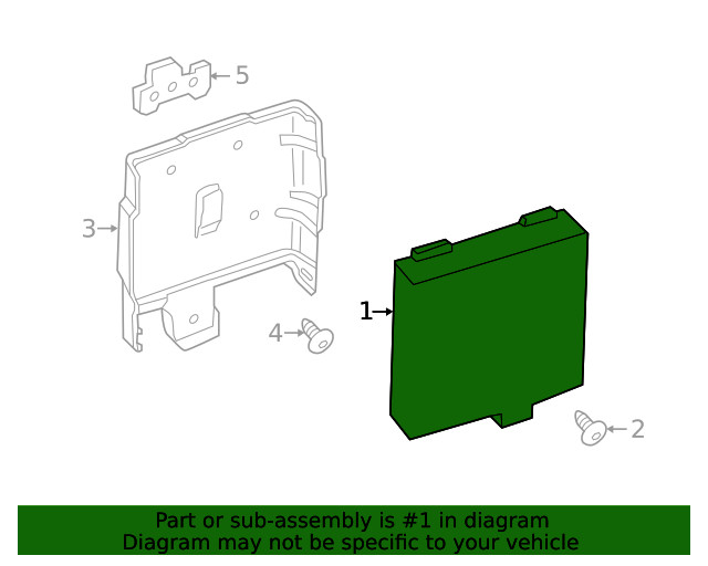 Genuine Ford Sensor Assembly HC3Z-14C689-F
