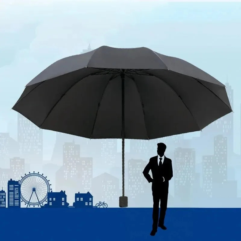2026 New 130cm/51.18 Inch High-quality Ten-bone Umbrella, Reinforced Umbrella Fr