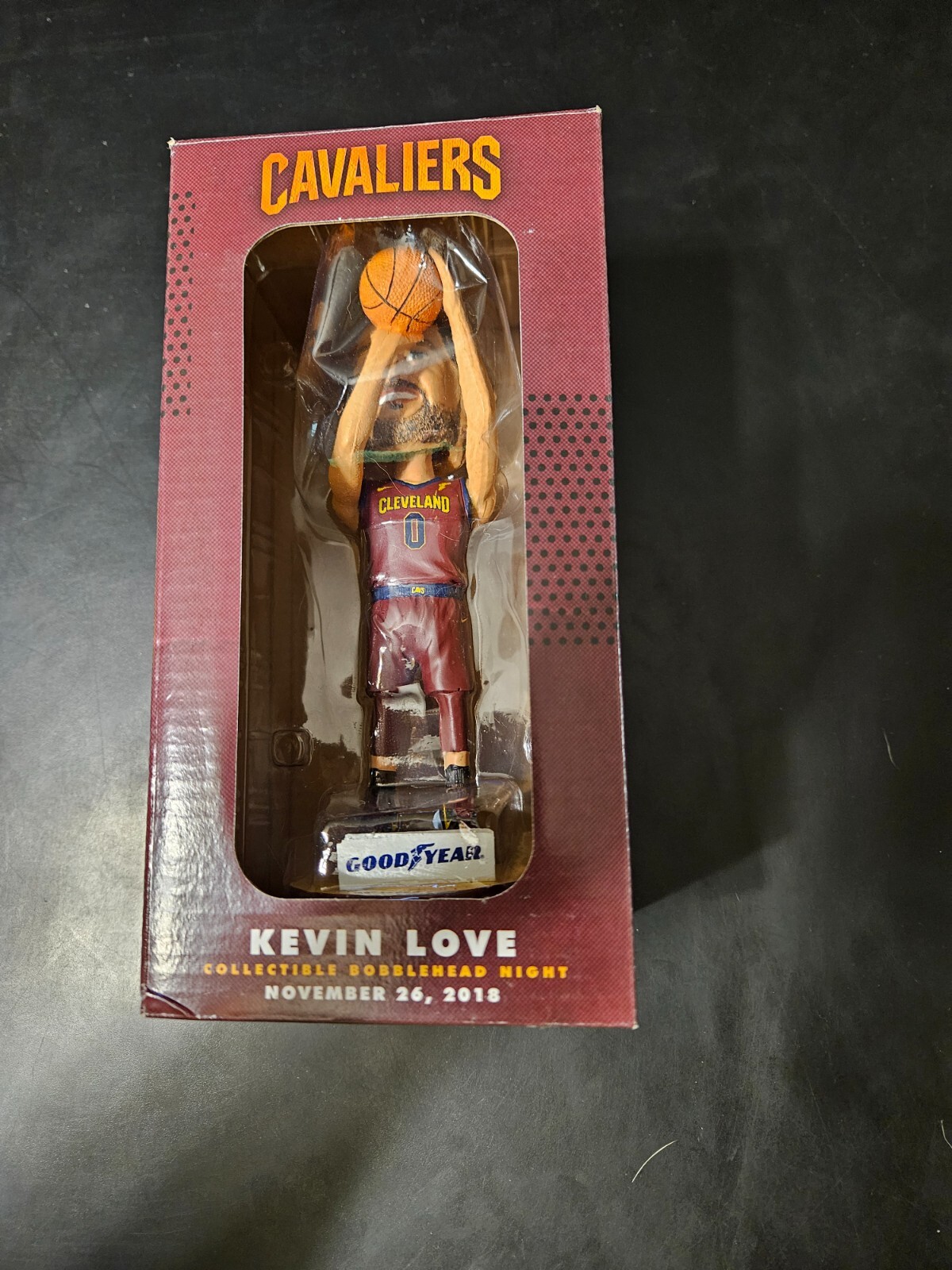 NBA Cleveland Cavaliers #0 Kevin Love Collectible Bobblehead from Nov. 26, 2018