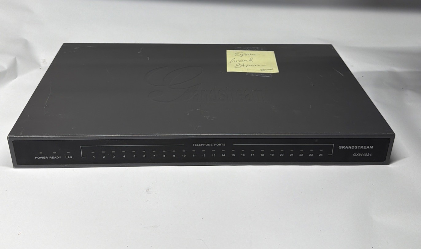 Grandstream GXW4024 VoIP FXS Gateway 24 Port Analog No Adapter