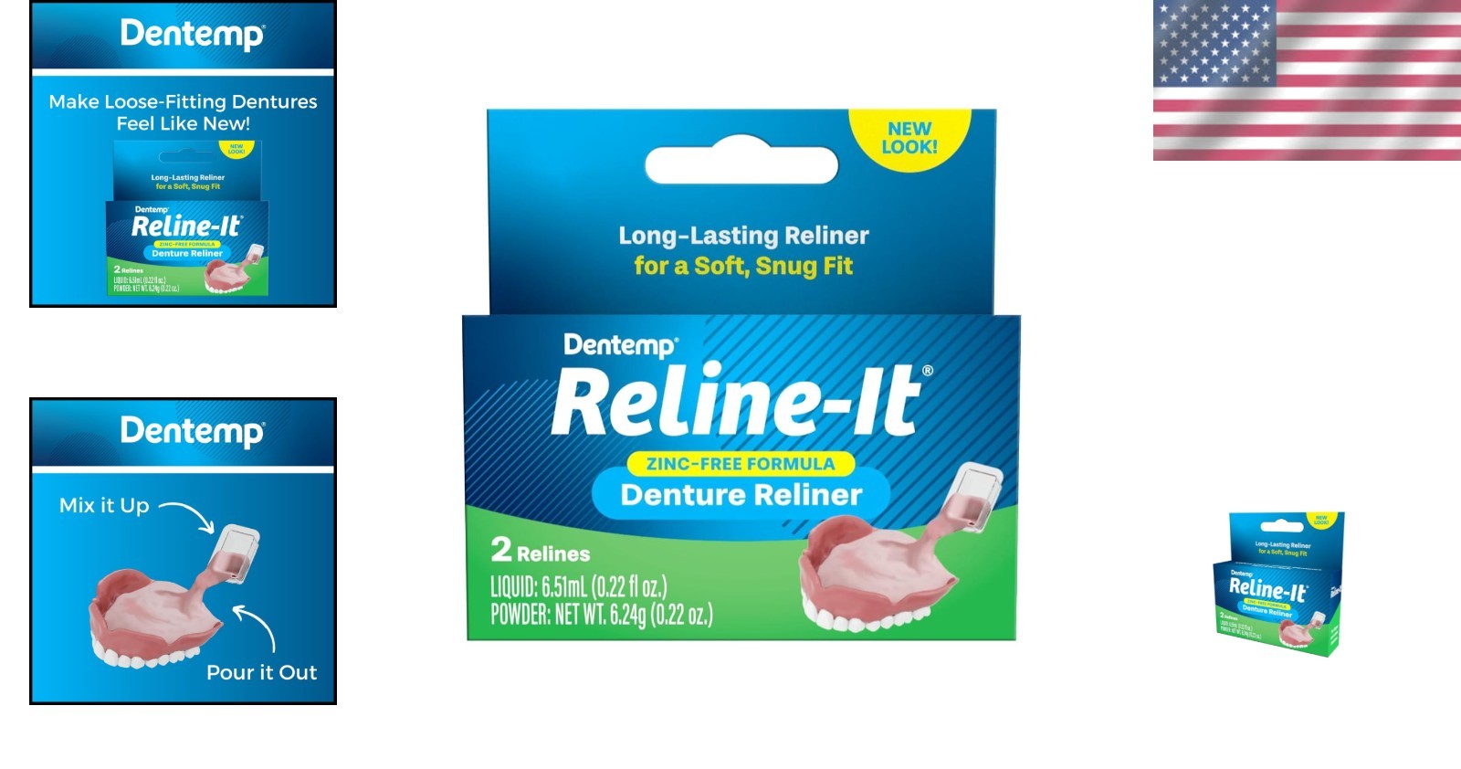 Advanced Denture Reline Kit - Easy Adjustment for Upper & Lower Dentures
