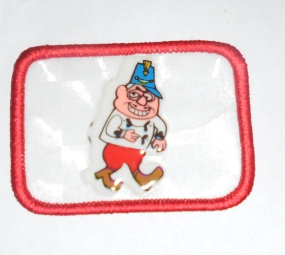 Vintage Retro ROCKY BULLWINKLE Friends Cartoon Puffy Prism Sticker Patch TV Glow