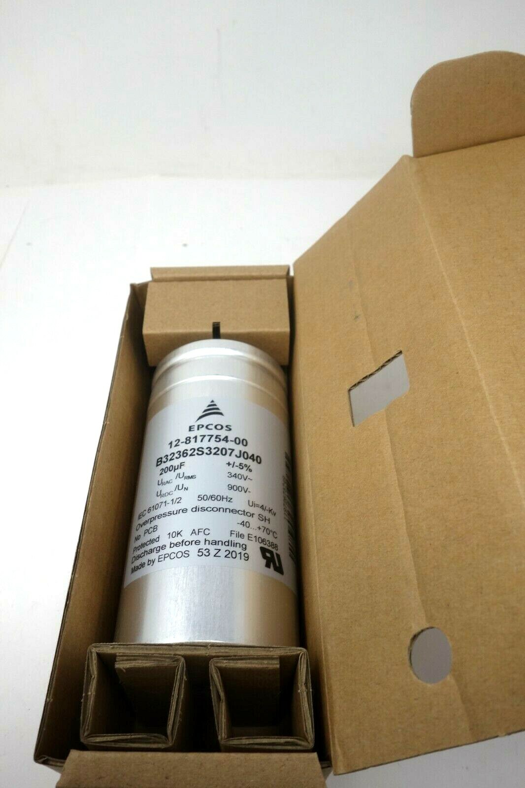 Epcos B32362S3207J040 Overpressure Disconnector 340-900V 50/60Hz *NEW*