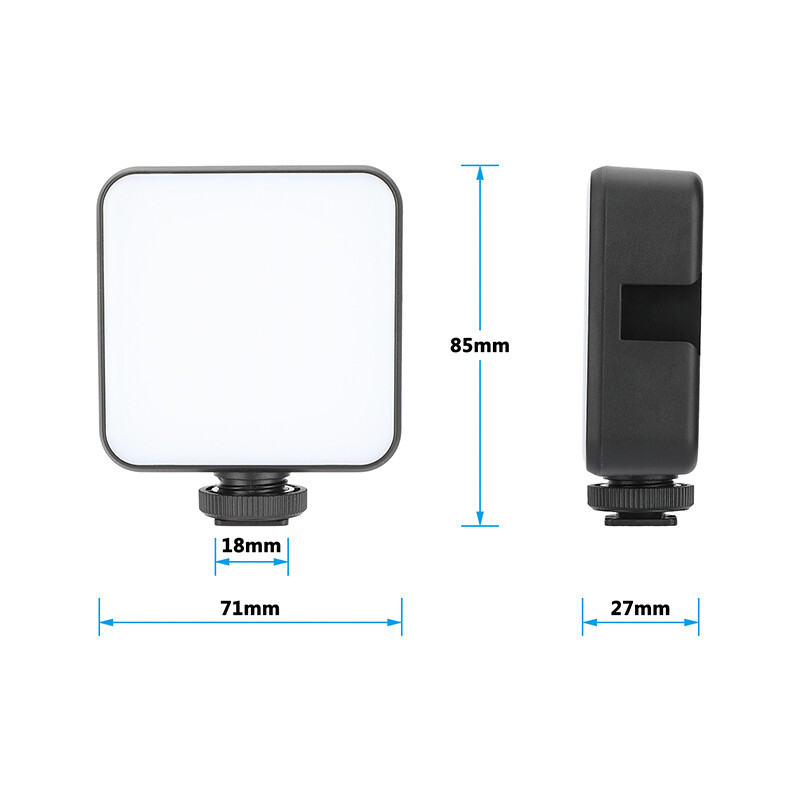 CAMVATE Smart Phone Vlogging Bi-Color LED Pocket Video Light CCT 2500 to 9000K
