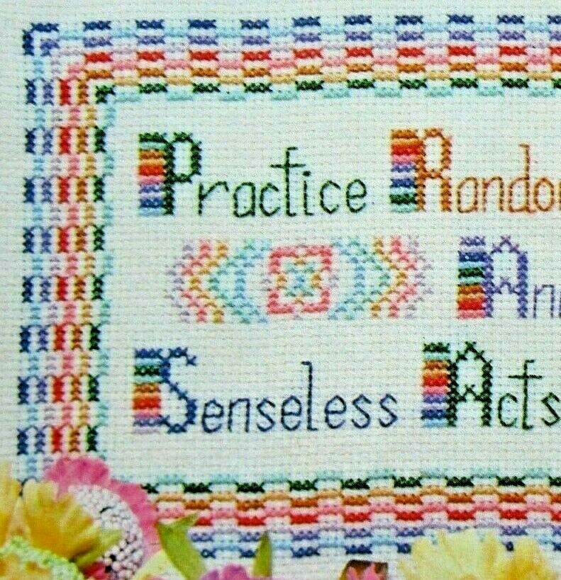Jumping Santas Spring Tulips Practice Random Kindness CROSS STITCH PATTERNS