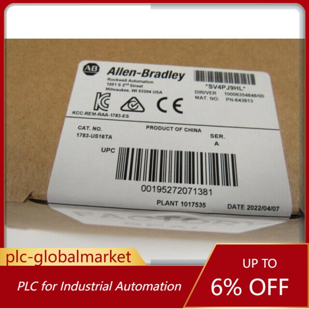 ALLEN BRADLEY 1783-US16TA ETHERNET SWITCH NEW FACTORY SEALED US Free Tax