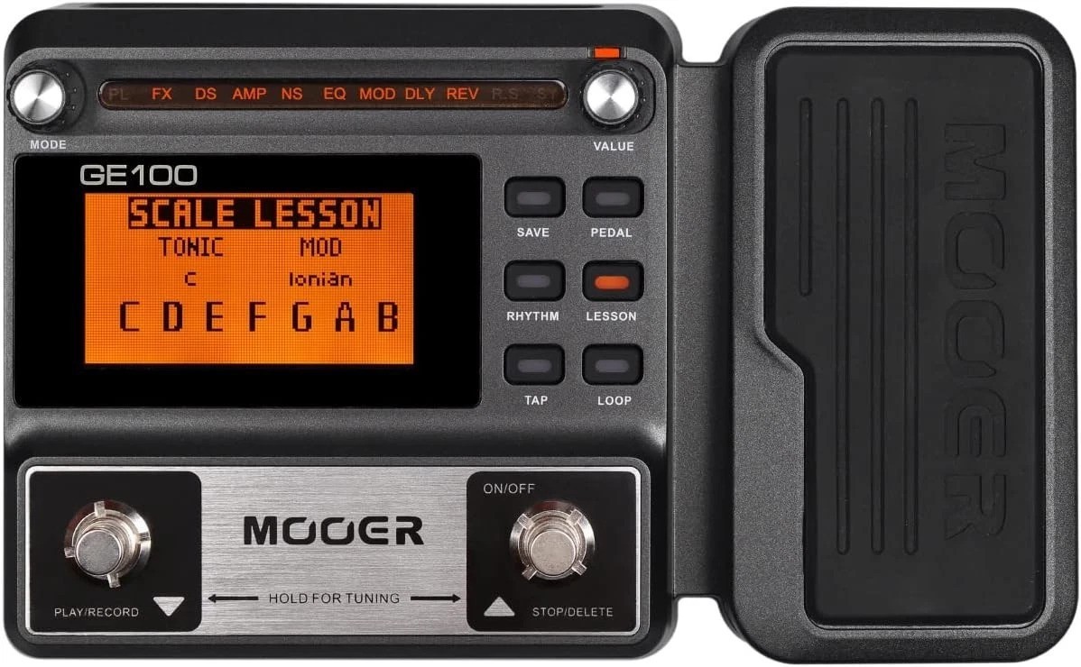 GE100 Multi-Effects Guitar Pedal 80 Presets, 66 Effects