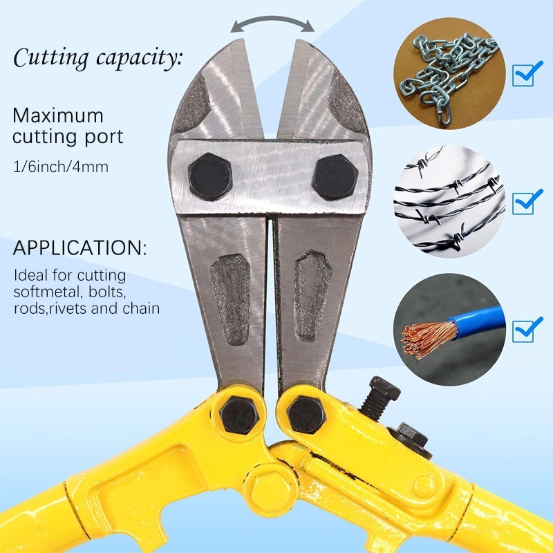 1x 14-inch heavy-duty bolt cutters, suitable for cutting locks, wire, and chains