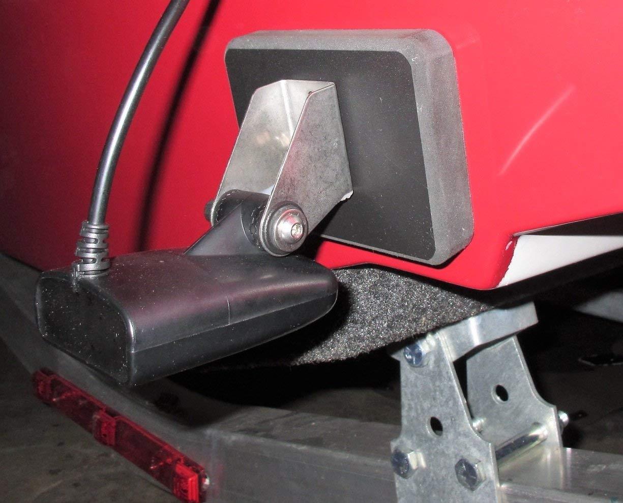 Stern Pad Standard Black - Transducer Mounting Kit (No Screwing into Boat)