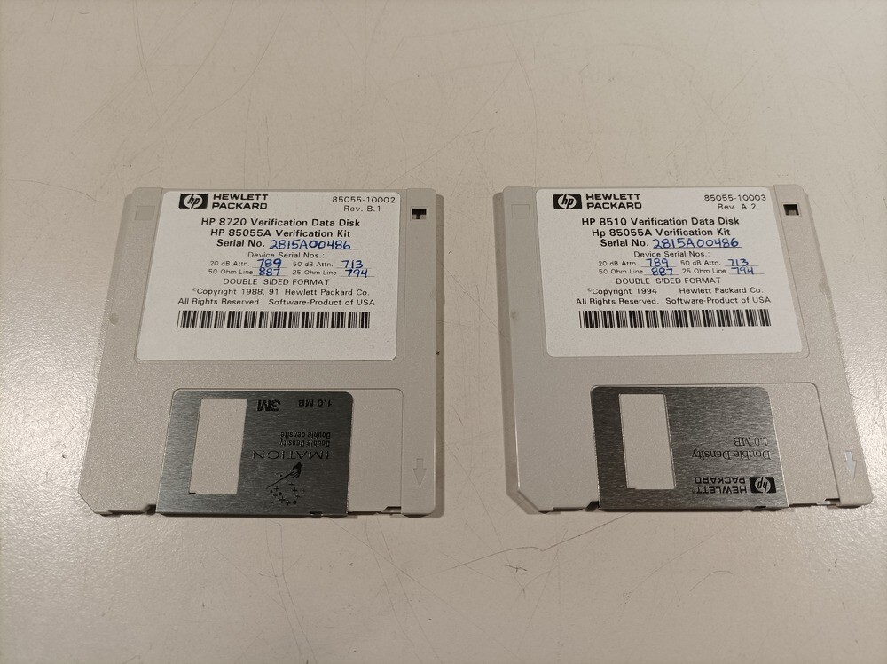 Hewlett Packard 85055A, Verification kit, Type N #