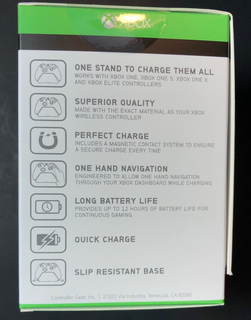 Controller Gear XBOX ONE Pro Charging Stand [ Night Ops Camo Edition ] NEW
