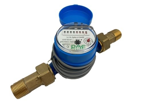 Water Meter Pulse Output Measuring Gallons Durable Utility Device