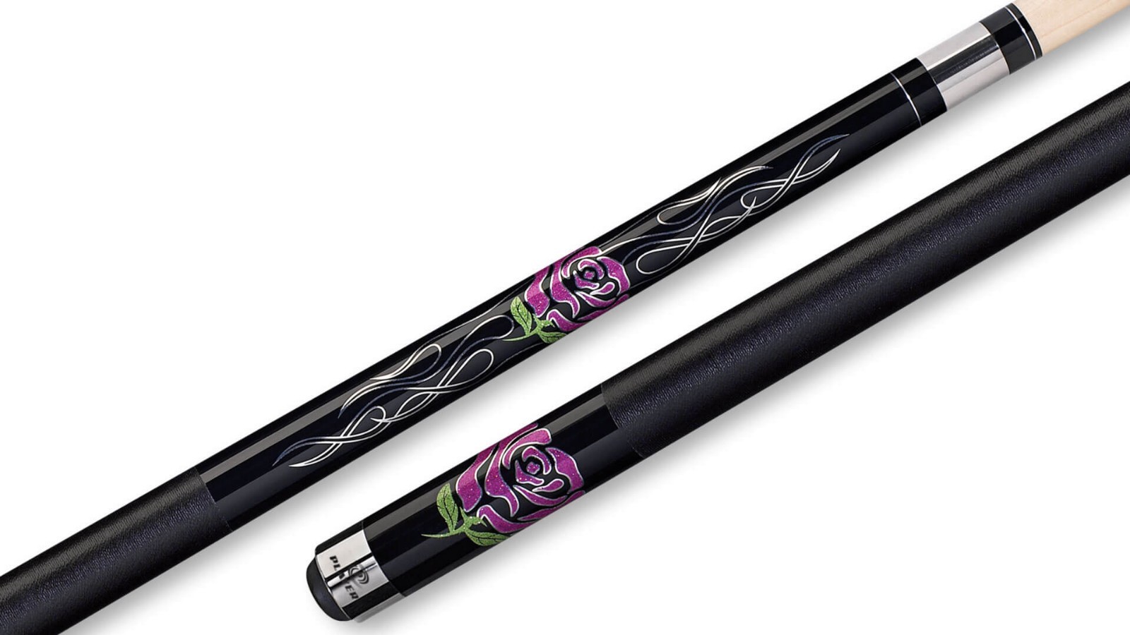 Players F2770 Pool Cue – 58” Two-Piece Pro Taper Cue with Irish Linen Wrap