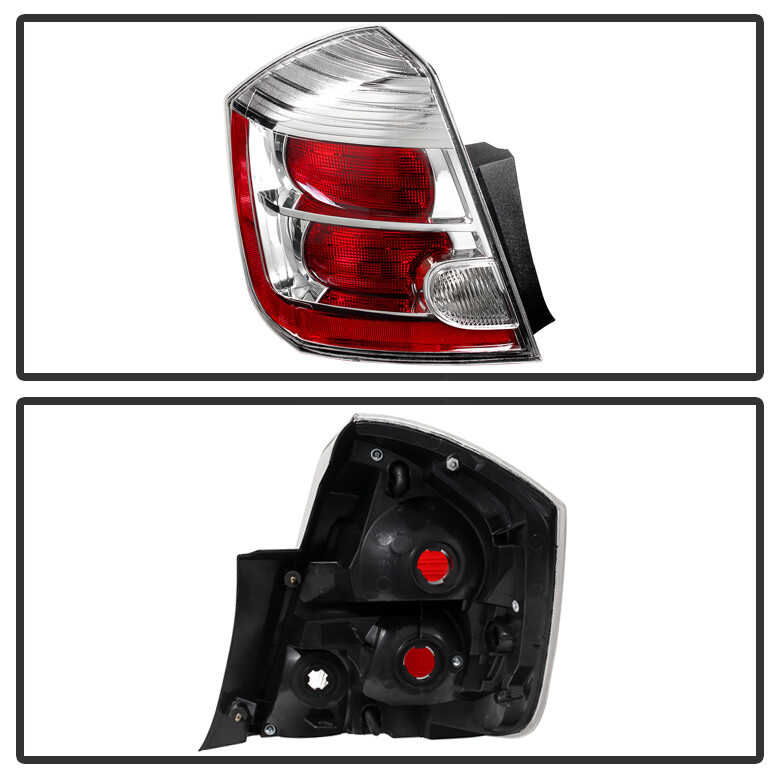 For 2010 2011 2012 Sentra Tail Lights Brake Lamps Replacement Rear Left+Right
