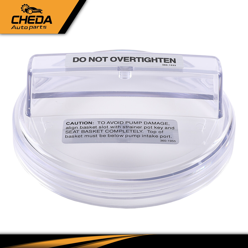 Pool Pump Strainer Lid Clear Cover Replacement Fit For Lomart Embassy