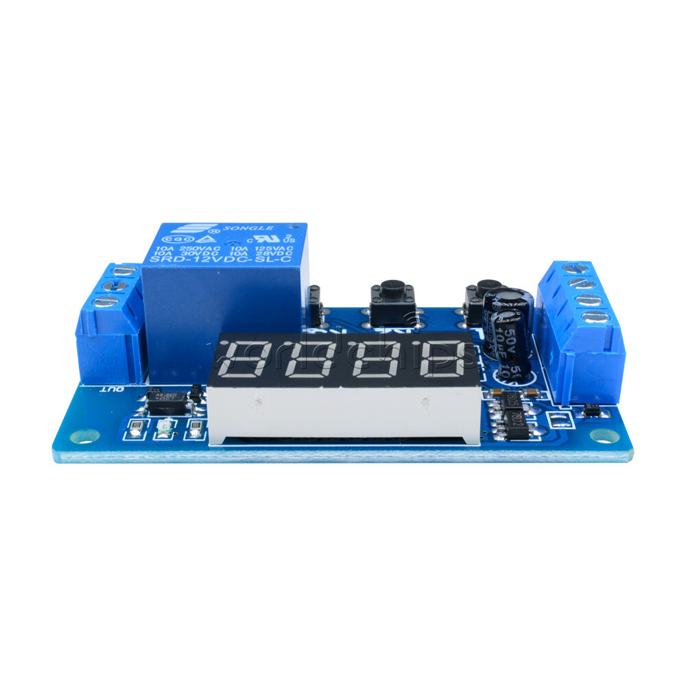 DC 12V Trigger Cycle Automation Timer Delay Relay Module 3-4 Digital LED