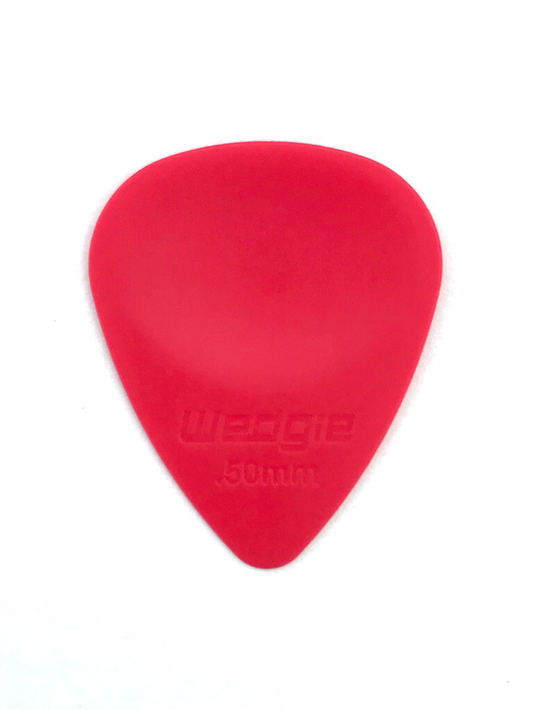Wedgie Delrin EX Guitar Picks | .50mm | Red | 12 pcs
