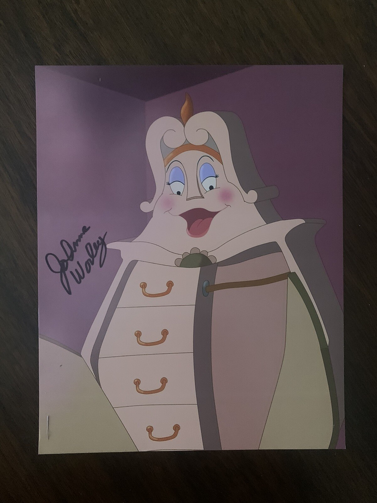Jo Anne Worley Signed 8x10 Photo Beauty and the Beast Autographed Wardrobe