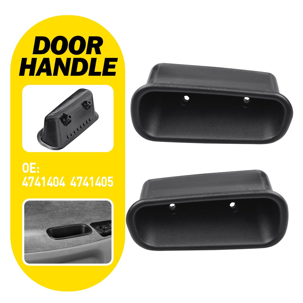 Pair For 1994-2002 Dodge Ram 1500 2500 3500 Front RH LH Door Pull Handle Cup EXF