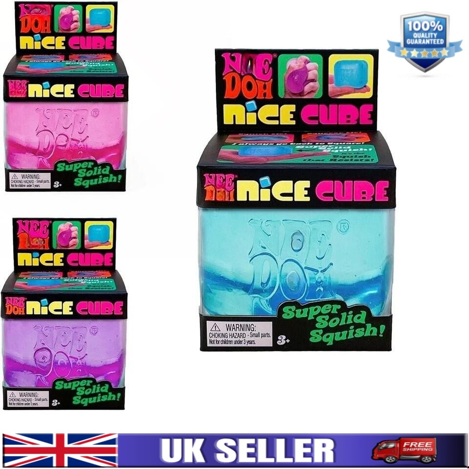 Nice Cube Nee Doh Stress Ball Sensory Toys, Needohs Fidget Toys, Anxity Groovy