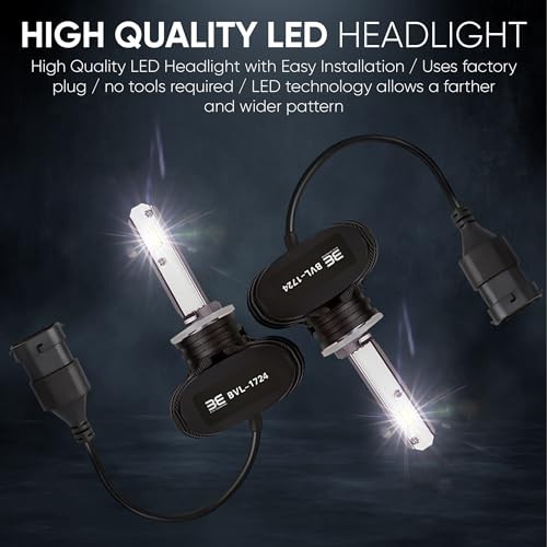 LED Head Light Replacement Bulb 2-Pack, Compatible With Certain Polaris Ranger