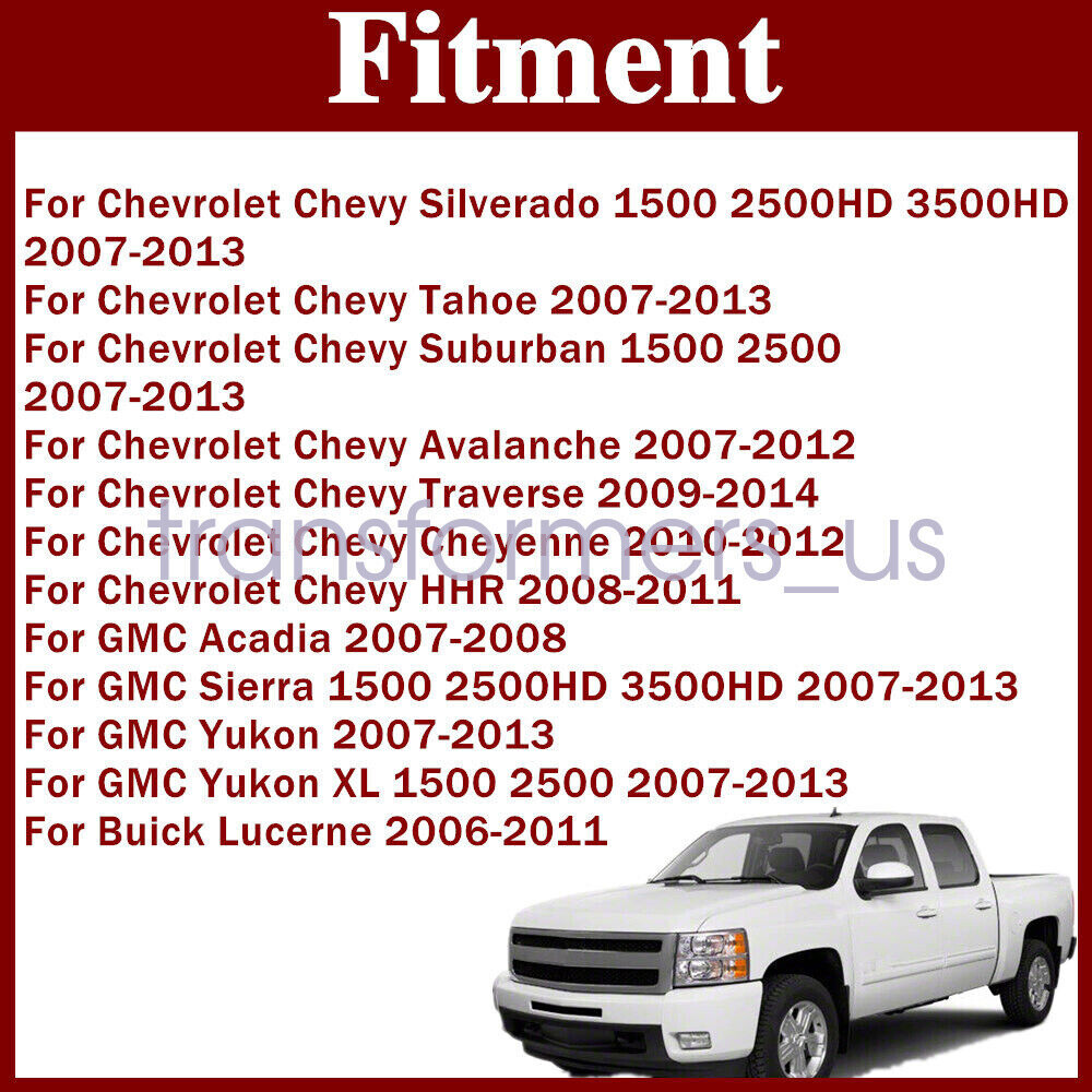 Window Power Control Switch Passenger Side For Chevy Silverado/Sierra 2007-2013