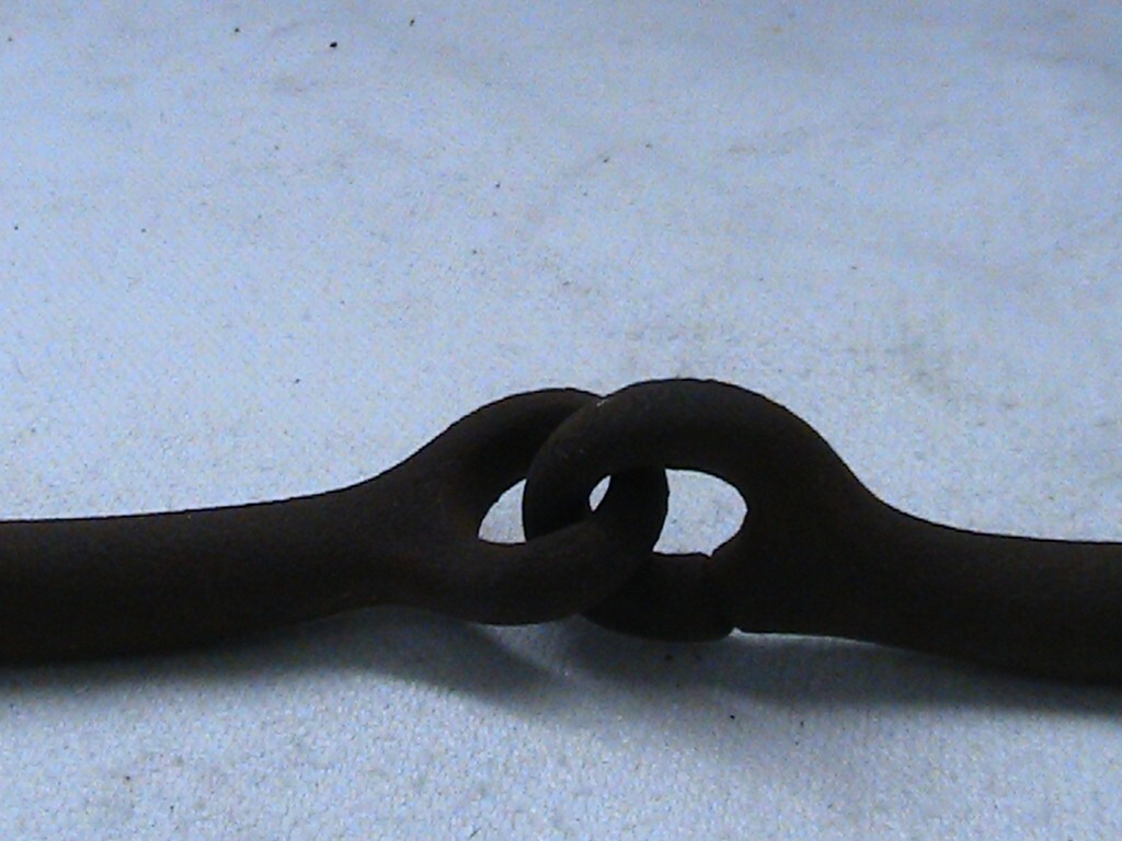 1 USED VINTAGE SNAFFLE HORSE BIT LOOSE RING