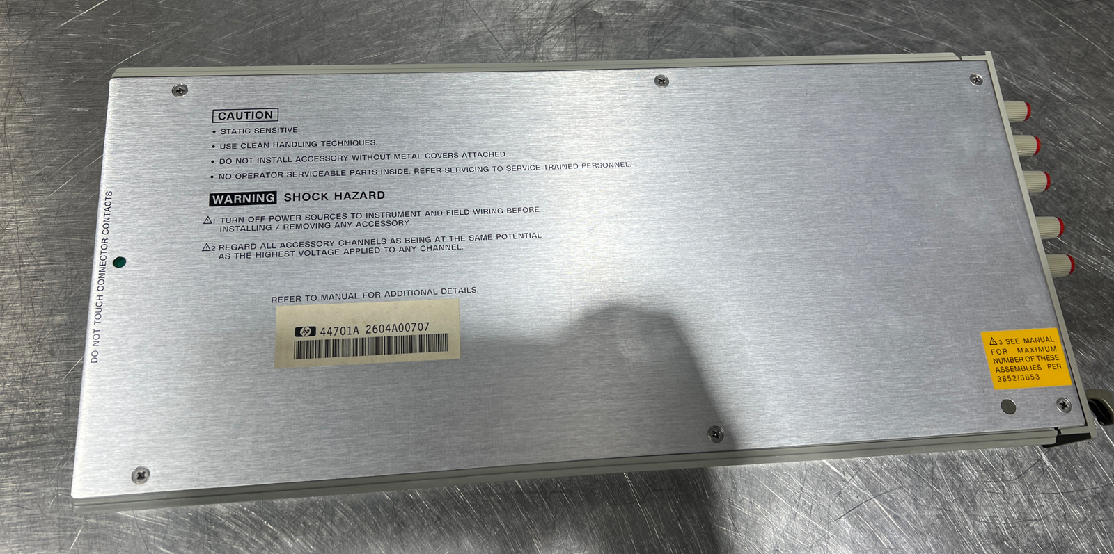 HP - Agilent - Keysight 44701A Integrating 5.5 Digit Voltmeter. Used Surplus