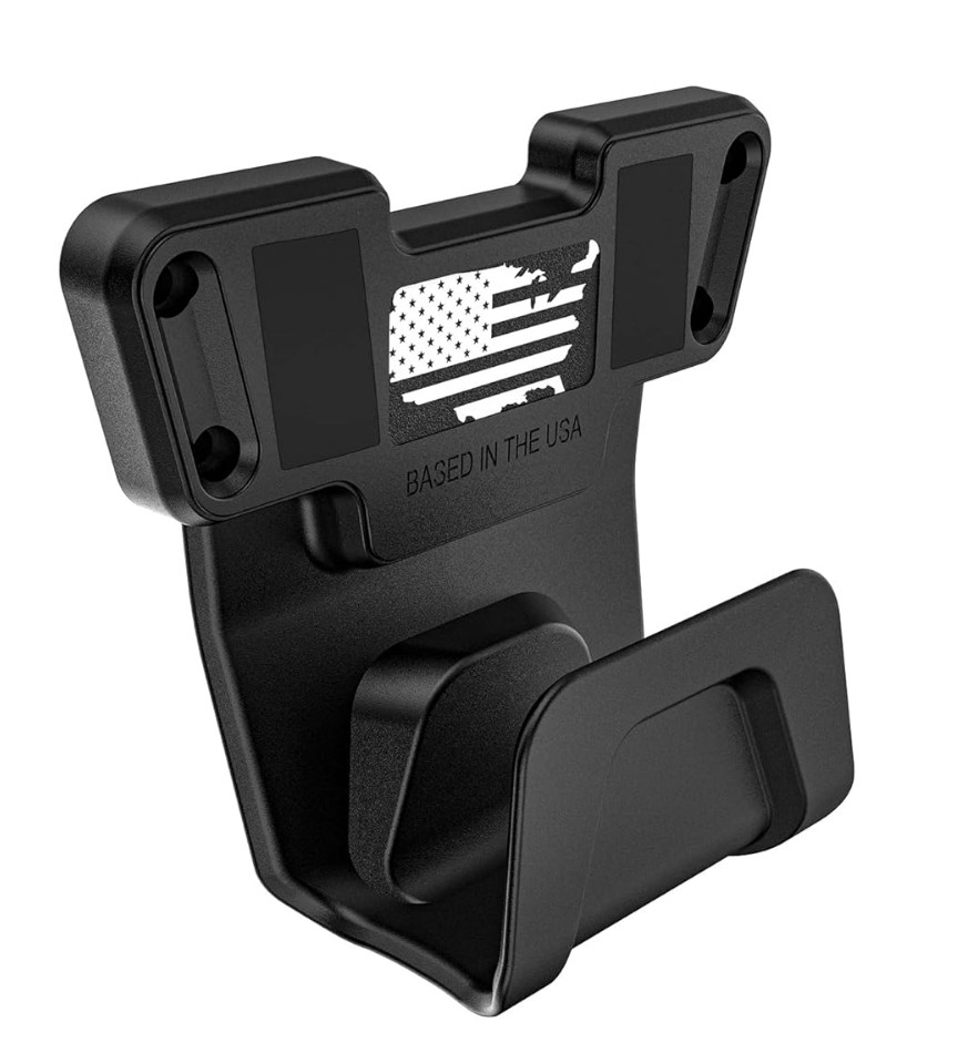 Magnetic Gun Mount with Safety Trigger Guard Wall Desk Car Magnet Holder L4